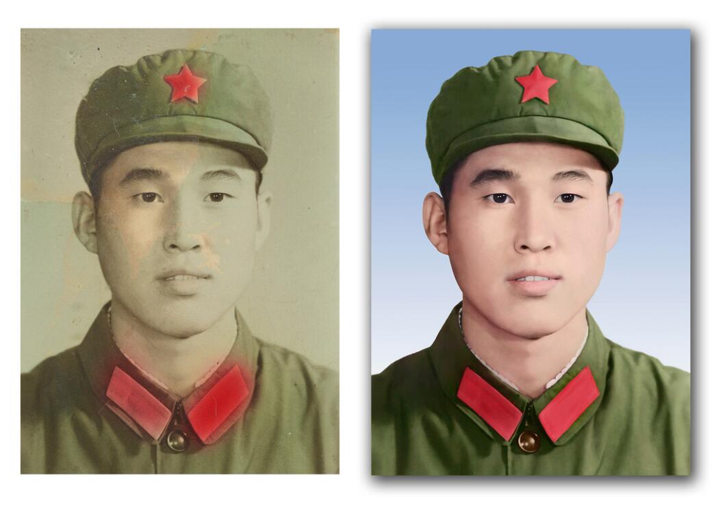 伊宁市破损照片修复-18